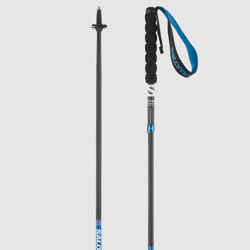 Bastoncini Pieghevoli Blu SALOMON Ultra Carbon per Trekking