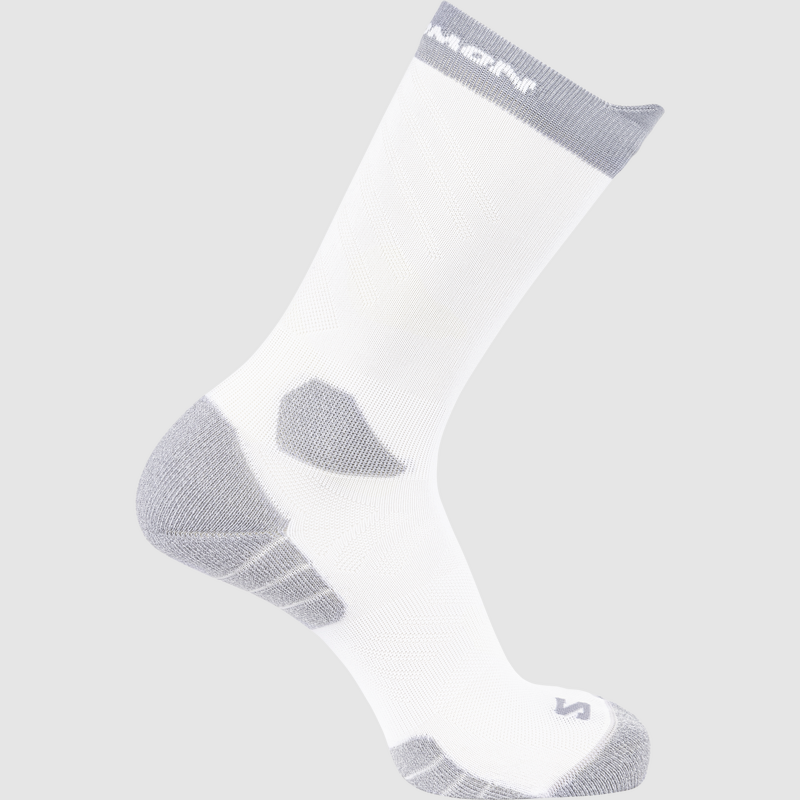 Calzini Running SALOMON Aero Crew in Bianco - Comfort e Innovazione