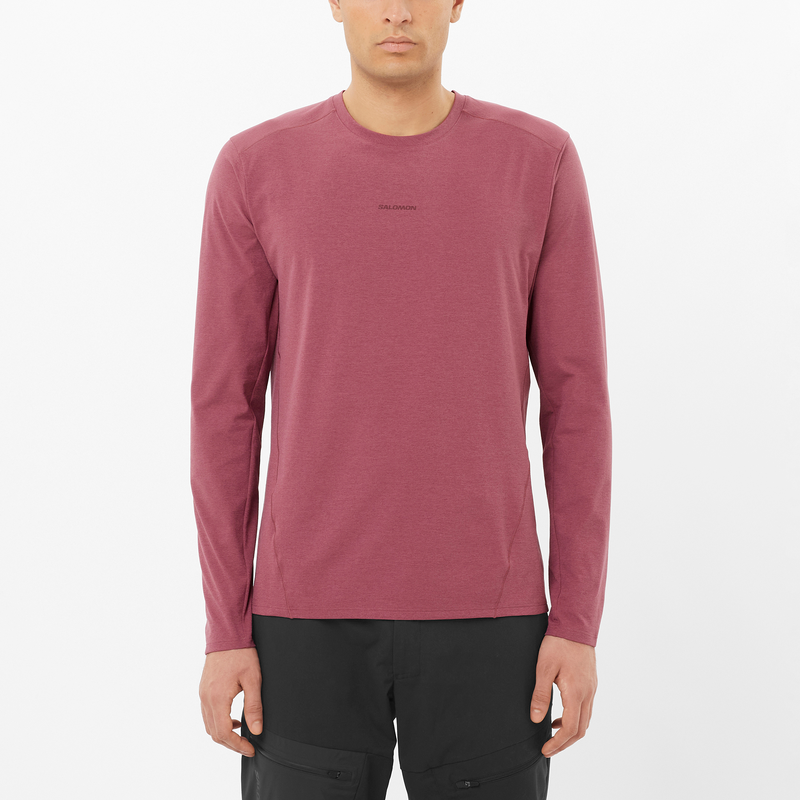 Maglia a Maniche Lunghe Trackline Nocturne SALOMON - Comfort e Versatilità