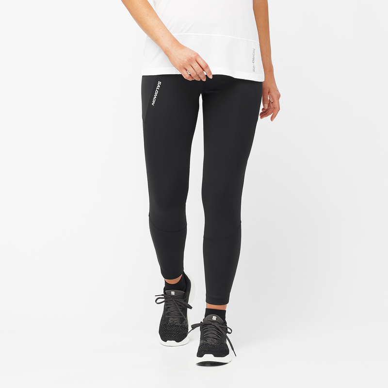 Leggings SALOMON CROSS RUN 25” Sportivi Neri per Running