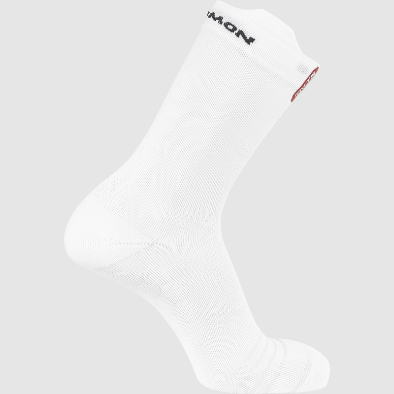 SALOMON Calze S/LAB GLIDE CREW Ventilate in Vanilla Ice e Pompeian Red