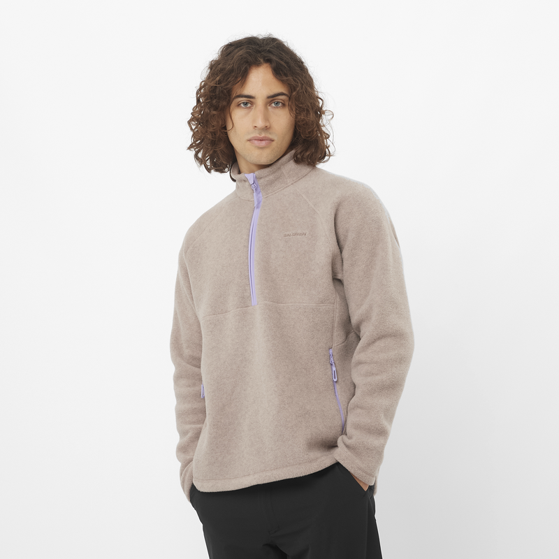 SALOMON Chroma Maglione in Pile Eco-Friendly Etherea per Uomini