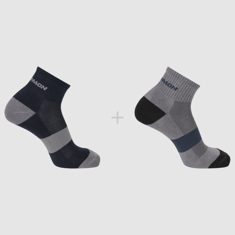 SALOMON Evasion Ankle Calze Basse Blu Notte e Monumento