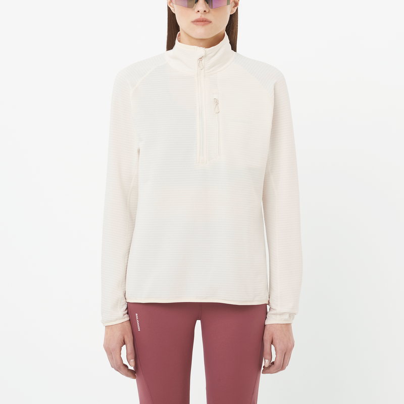SALOMON Fleece Donna Essential Lightwarm Whisper White