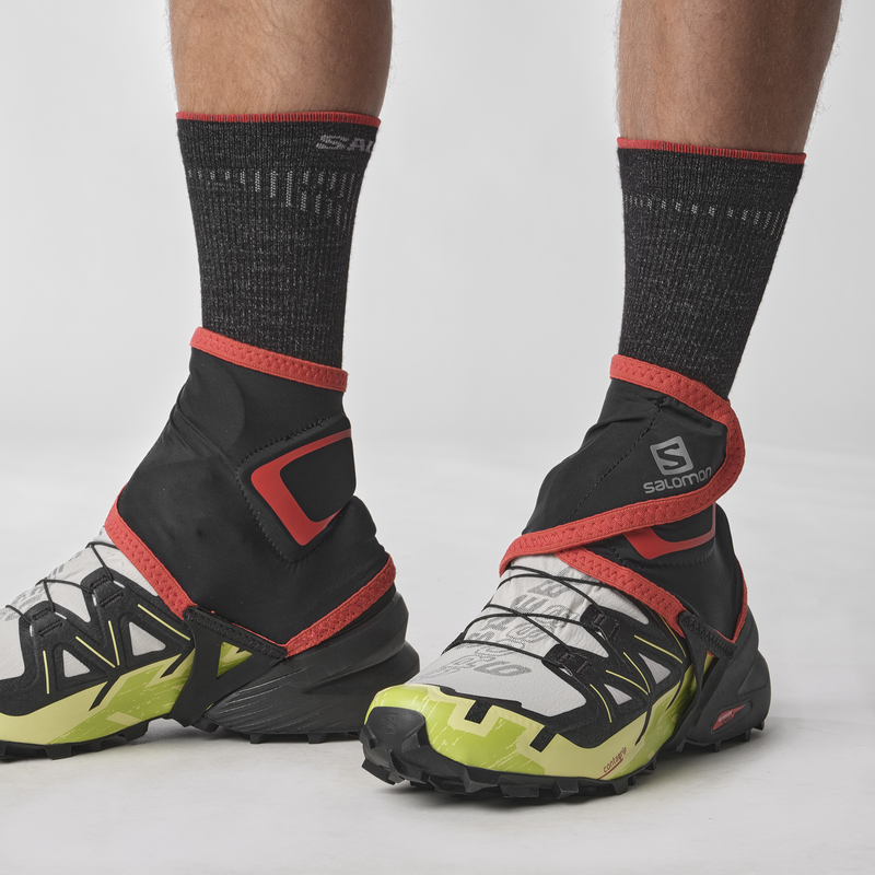 Ghette Alta SALOMON TRAIL GAITERS HIGH per Escursionismo in Nero