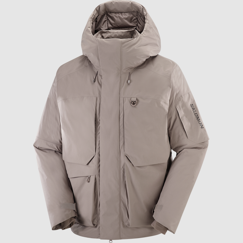 SALOMON Giacca Outdoor Impermeabile in Piuma