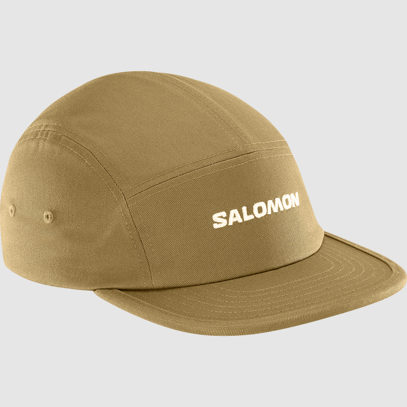 SALOMON LOGO Cappellino 5 PANNELLI in Verde brillante