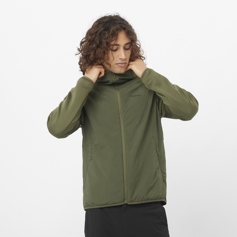 SALOMON Outline Warm Jacket Grape Leaf per Uso Quotidiano