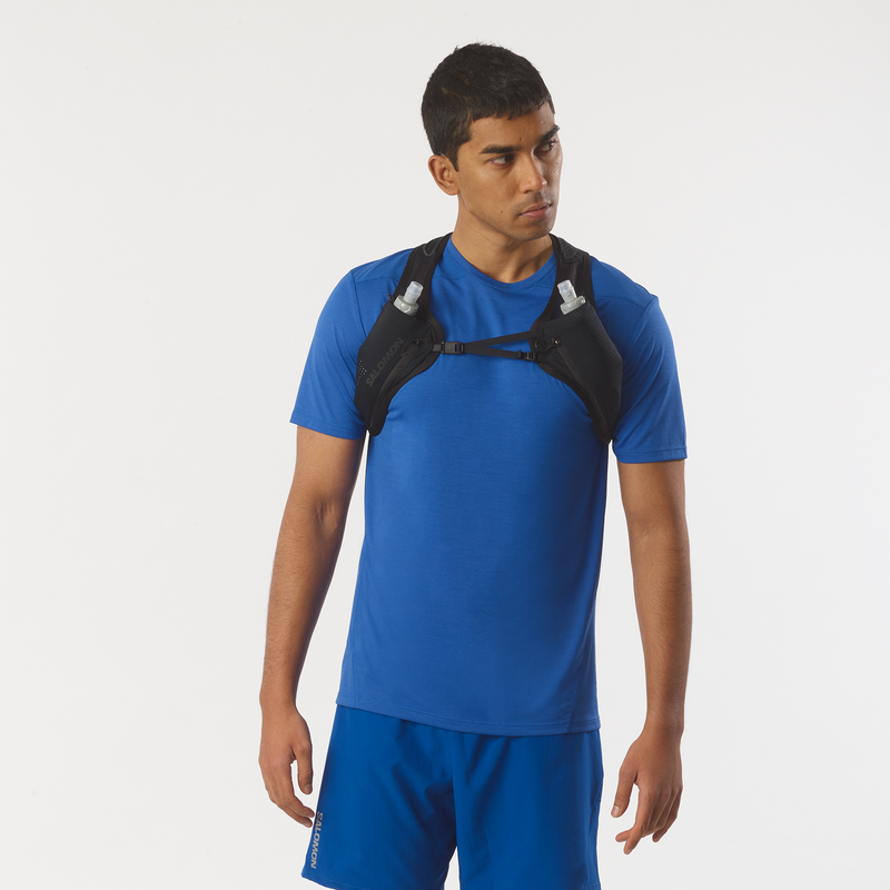 SALOMON PULSE 2 Zaino Gilet Nero - Comfort e Idratazione Ideale