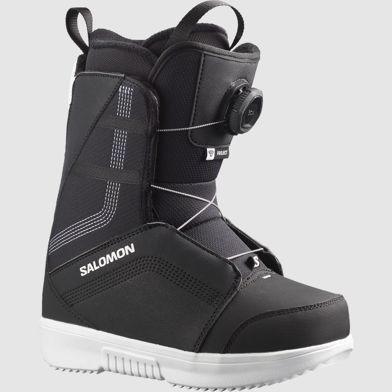 SALOMON Project BOA® Black: Comfort e Stile per Piccoli Rider