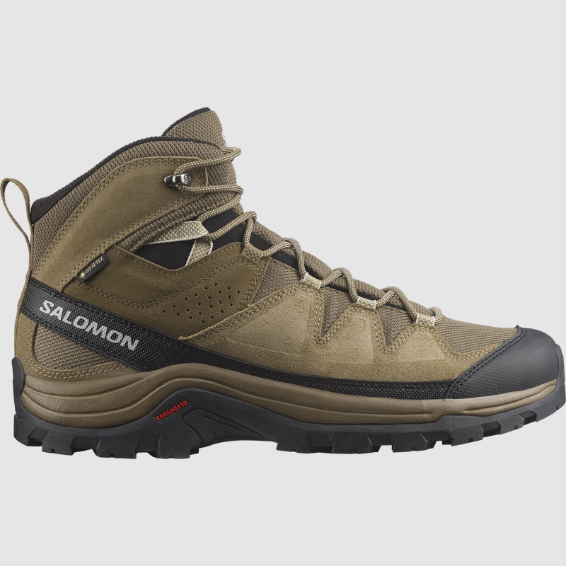 SALOMON QUEST ROVE GORE-TEX in Kangaroo e Nero per Escursioni