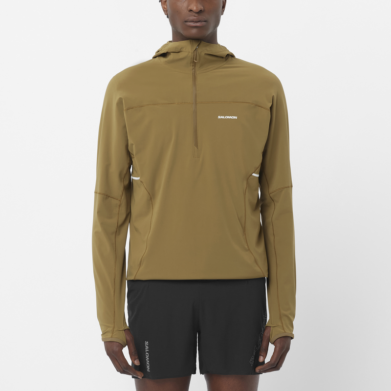 SALOMON SENSE AERO HYBRID Abbigliamento Running Oliva