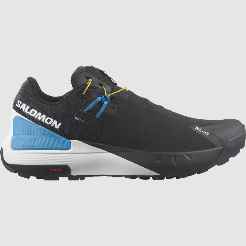 SALOMON S/LAB SKYWAY Black/White Blue Danube - Calzature Outdoor