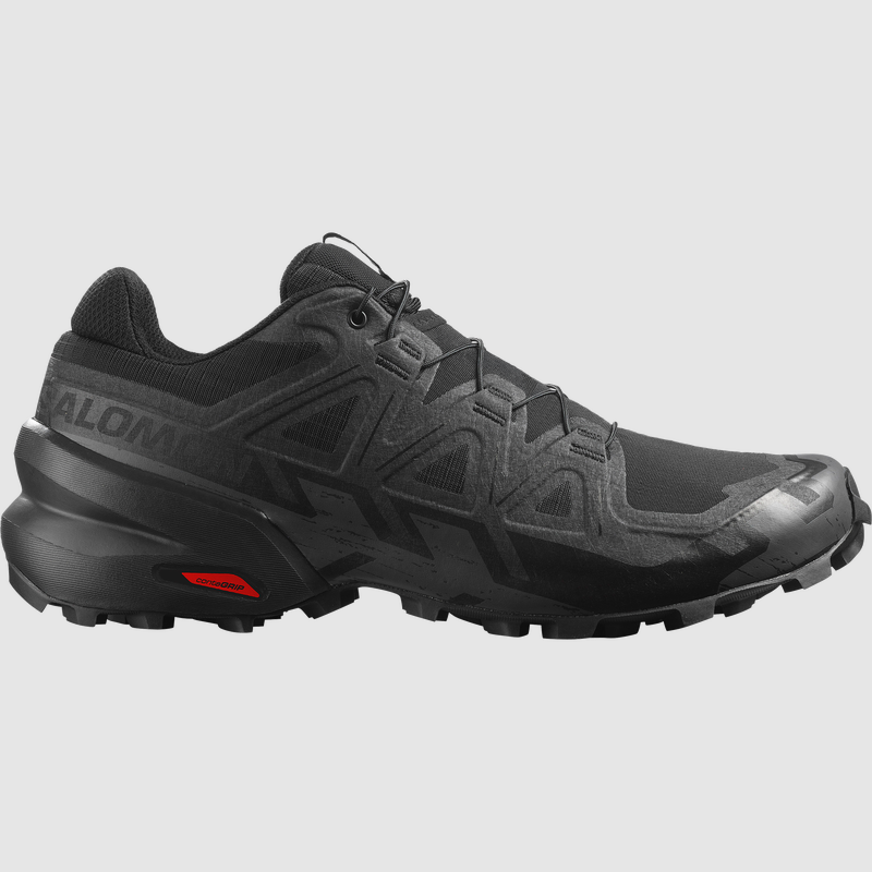 SALOMON SPEEDCROSS 6 WIDE Nero Fantasma - Scarpe da Trail Running