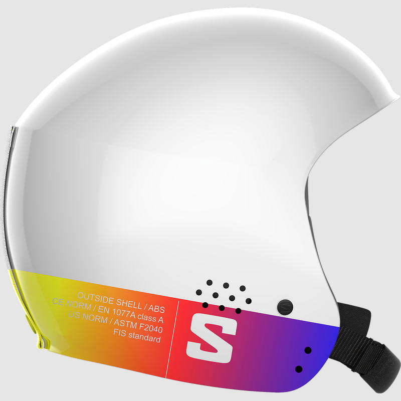 SALOMON S/RACE FIS INJECTED Casco Sicurezza Bianco per Competizioni