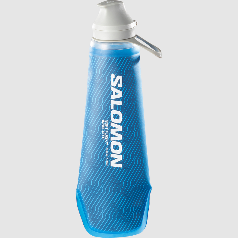 SALOMON Soft Flask 400ml Isolato in Blu Chiaro