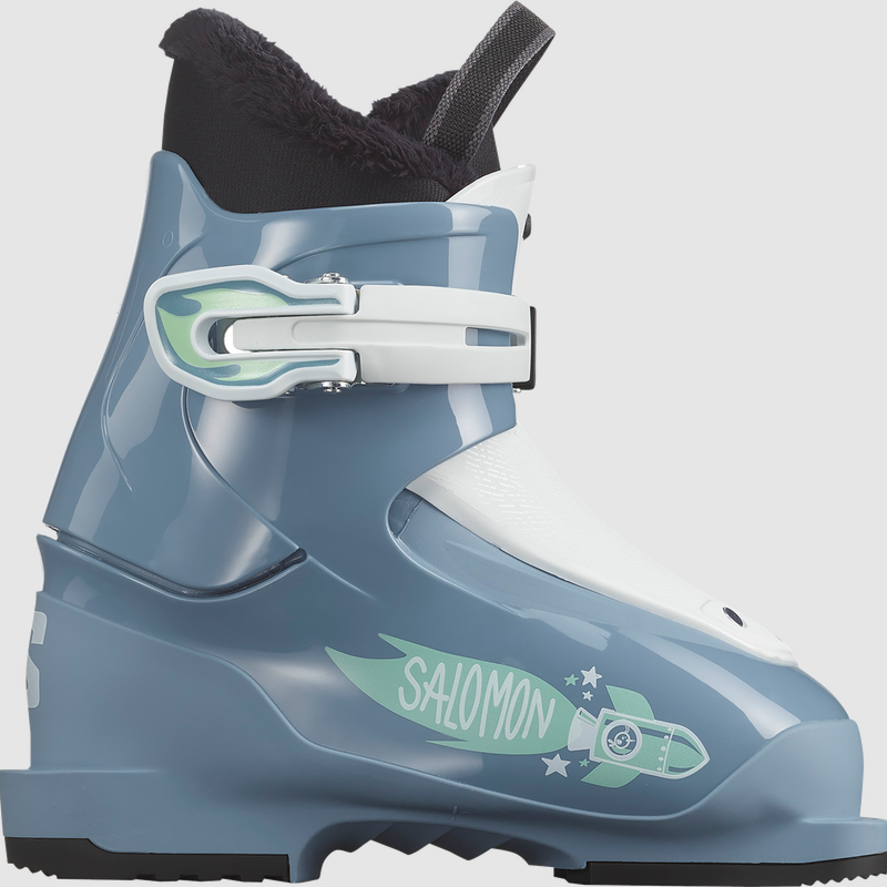 SALOMON T1 Copen Blue Scarponi Sci per Bambini