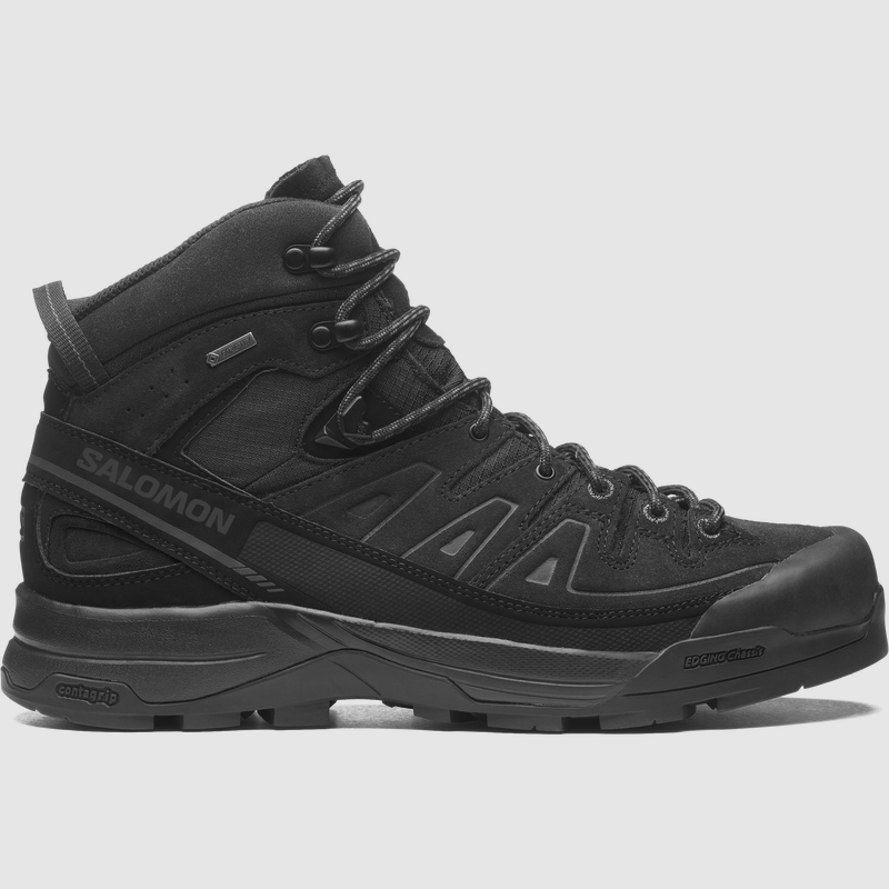 SALOMON X-ALP Mid GORE-TEX in pelle scamosciata nera