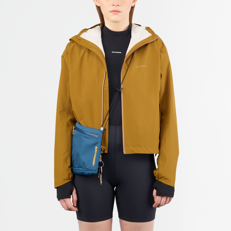 Salomon ACS 2 Marsupio Minimalista Blu e Albicocca