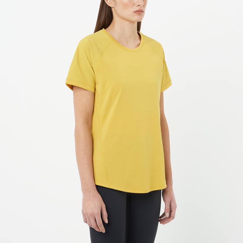 T-shirt Leggera SALOMON OUTLINE CRESS GREEN