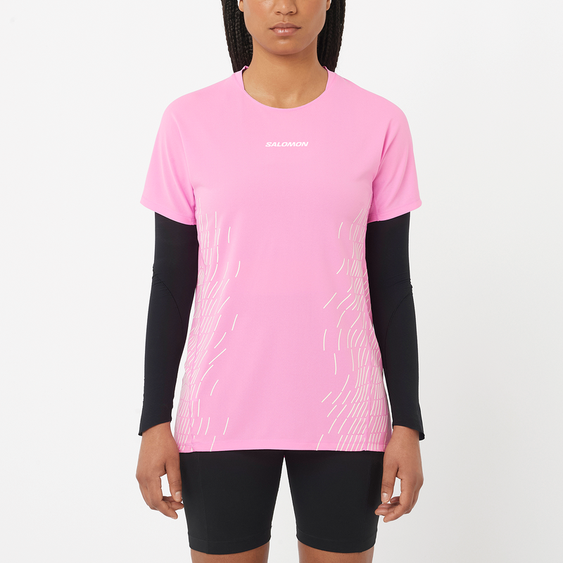 T-shirt Sportiva SALOMON SENSE AERO GRAPHIC per Donne